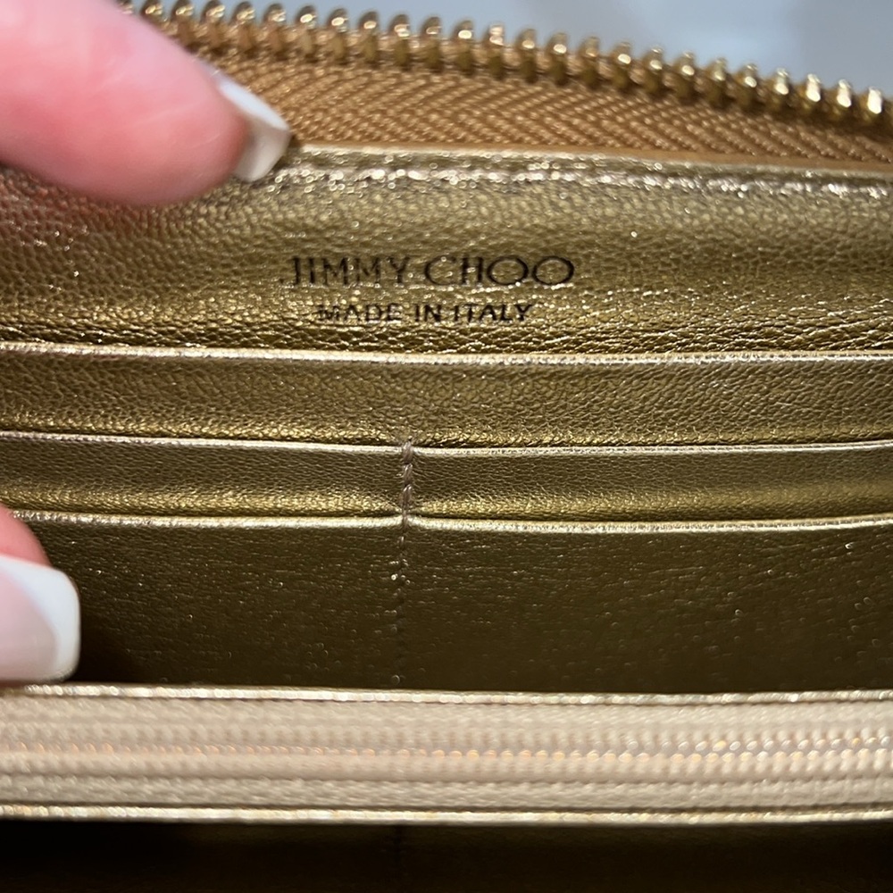 Authentic Jimmy Choo long wallet! Used in good conditions. Please see pictures! - Picture 8 of 9